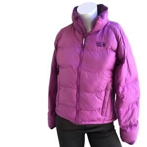 Mountain Hardwear Puffer Down Full Zip Purple Jacket Women's Size S